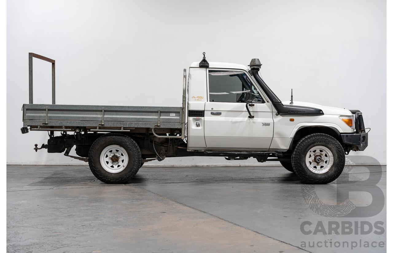 10/2007 Toyota Landcruiser Workmate (4x4) VDJ79R 2d C/Chas White Turbo Diesel V8 4.5L