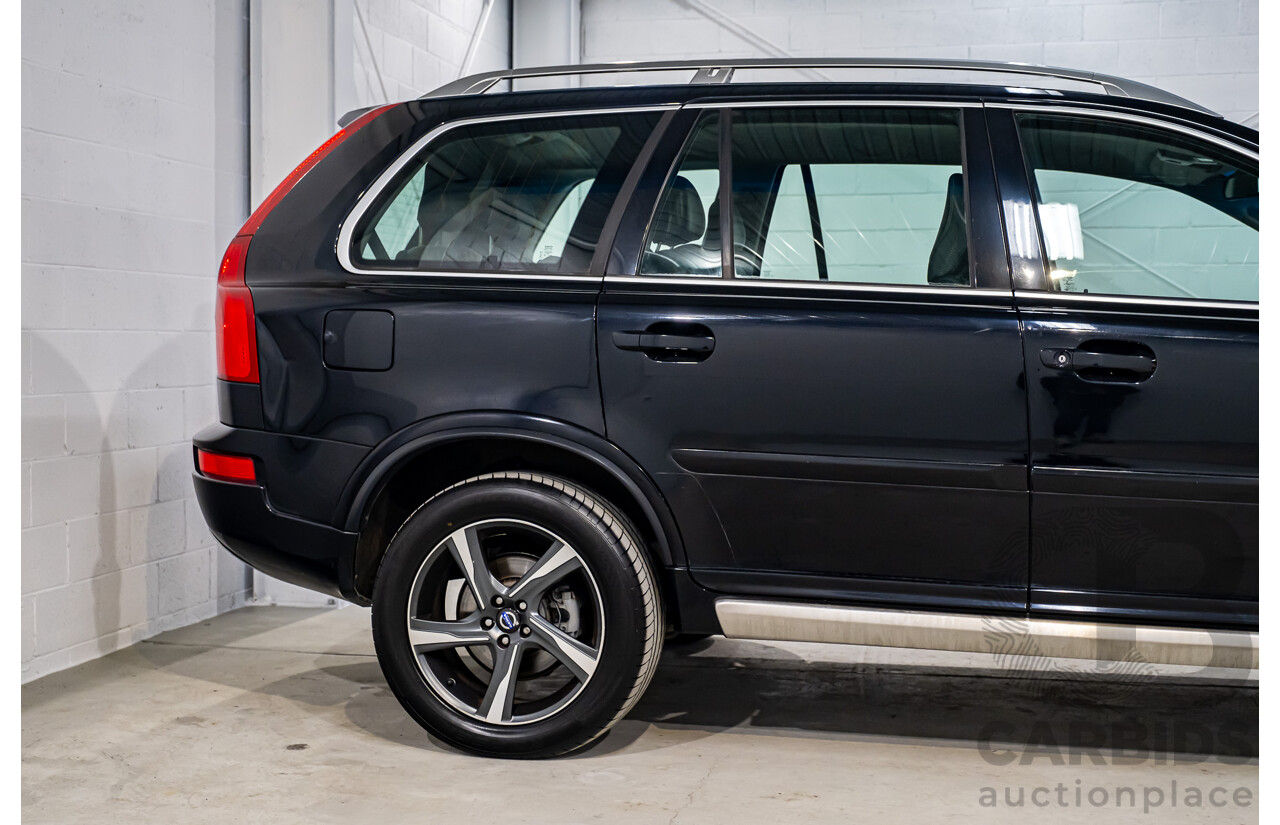 4/2014 Volvo XC90 3.2 R-Design (AWD) MY13 4d Wagon Black 3.2L - 7 Seater