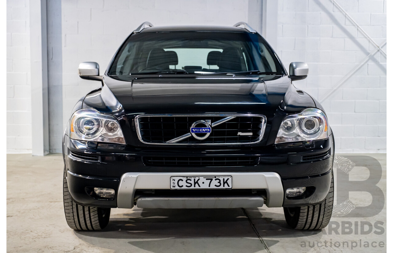 4/2014 Volvo XC90 3.2 R-Design (AWD) MY13 4d Wagon Black 3.2L - 7 Seater