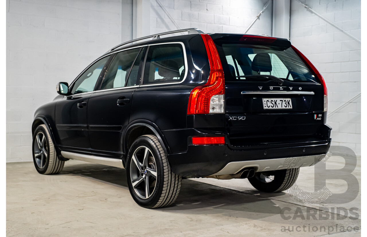 4/2014 Volvo XC90 3.2 R-Design (AWD) MY13 4d Wagon Black 3.2L - 7 Seater