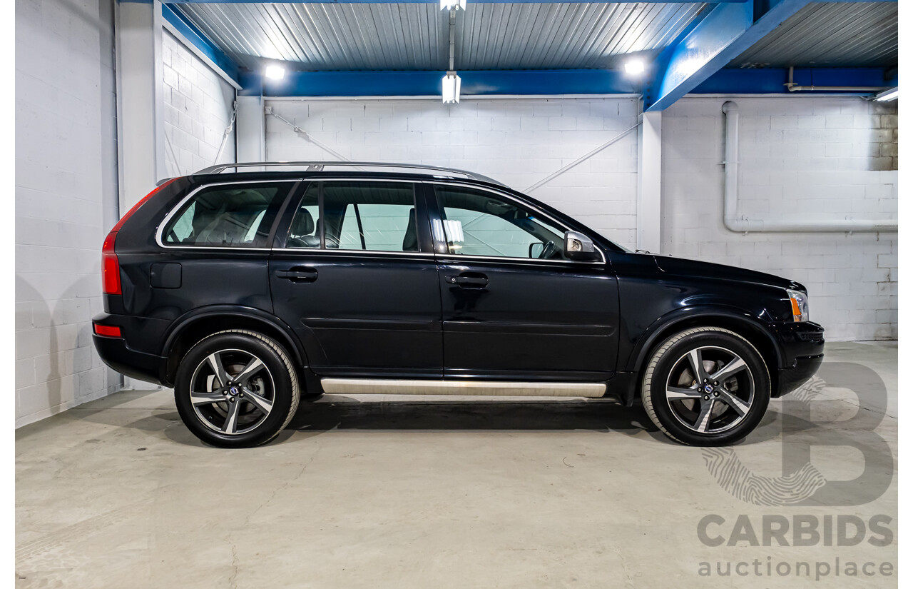 4/2014 Volvo XC90 3.2 R-Design (AWD) MY13 4d Wagon Black 3.2L - 7 Seater