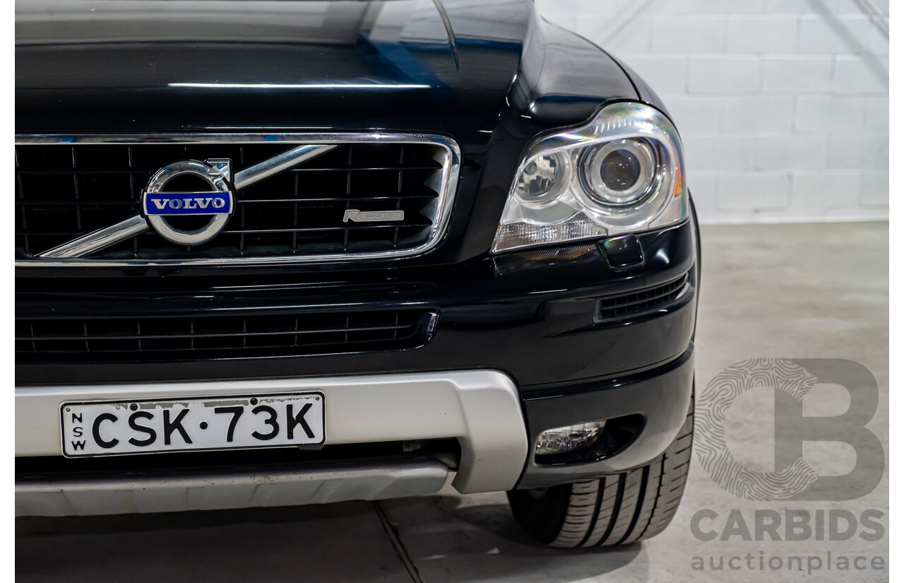 4/2014 Volvo XC90 3.2 R-Design (AWD) MY13 4d Wagon Black 3.2L - 7 Seater