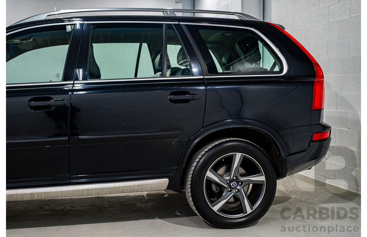 4/2014 Volvo XC90 3.2 R-Design (AWD) MY13 4d Wagon Black 3.2L - 7 Seater