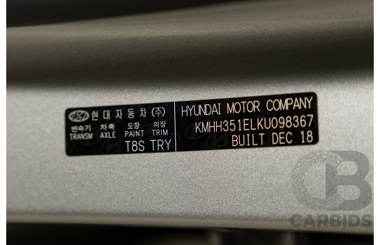 02/2019 Hyundai i30 GO PD MY19 4d Hatch Typhoon Silver Metallic 2.0L