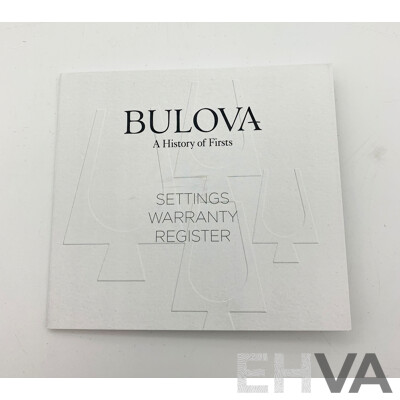 Bulova Classic Jet Star Grey Dial Watch 96B414 - New