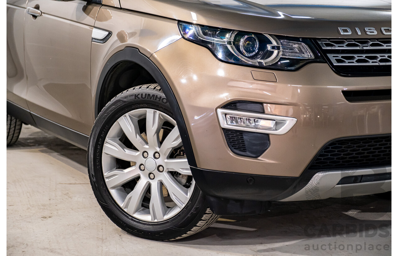 7/2016 Land Rover Discovery Sport TD4 HSE Luxury LC MY16 4d Wagon Kaikoura Stone Metallic Turbo Diesel 2.2L