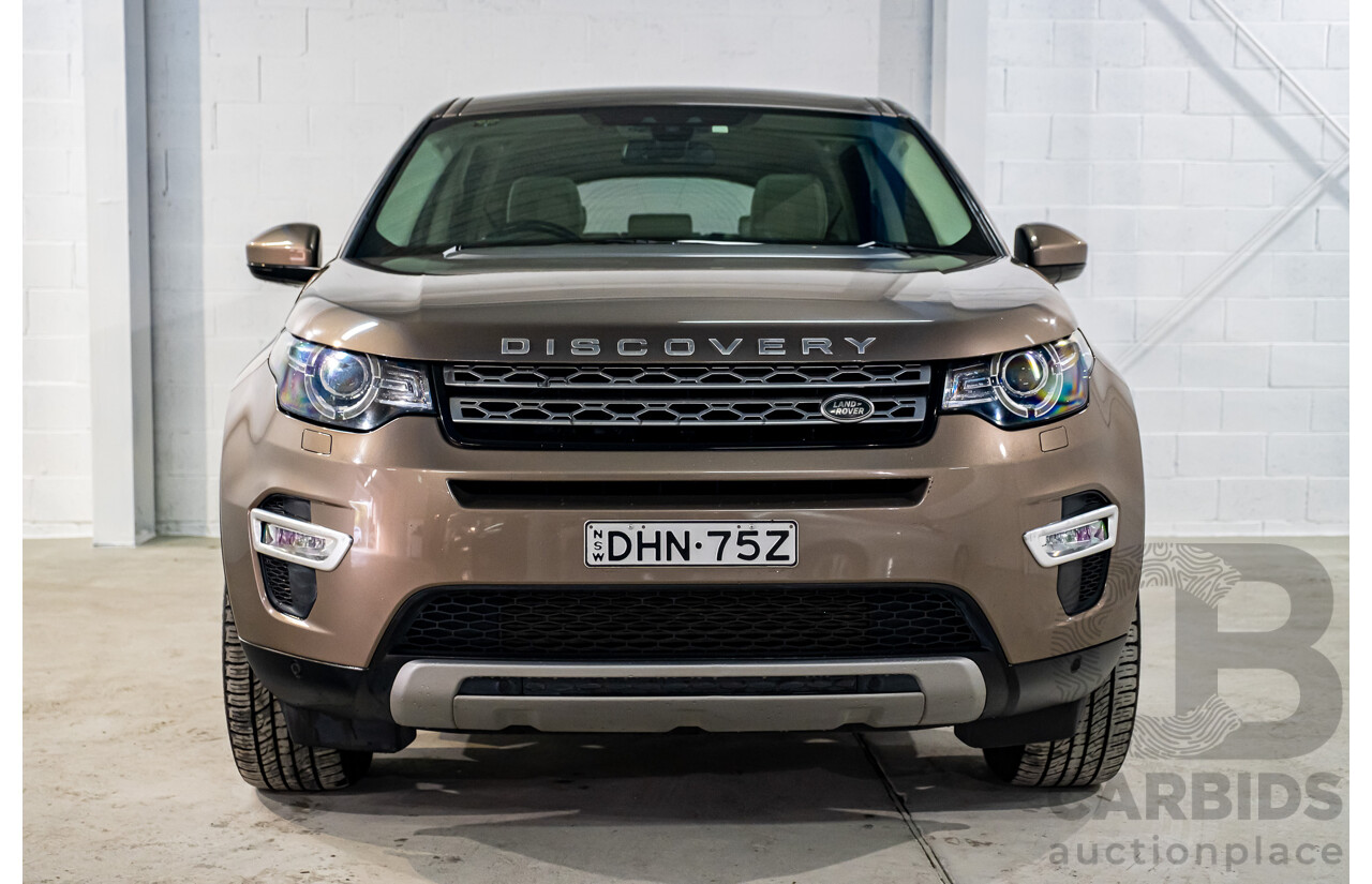 7/2016 Land Rover Discovery Sport TD4 HSE Luxury LC MY16 4d Wagon Kaikoura Stone Metallic Turbo Diesel 2.2L