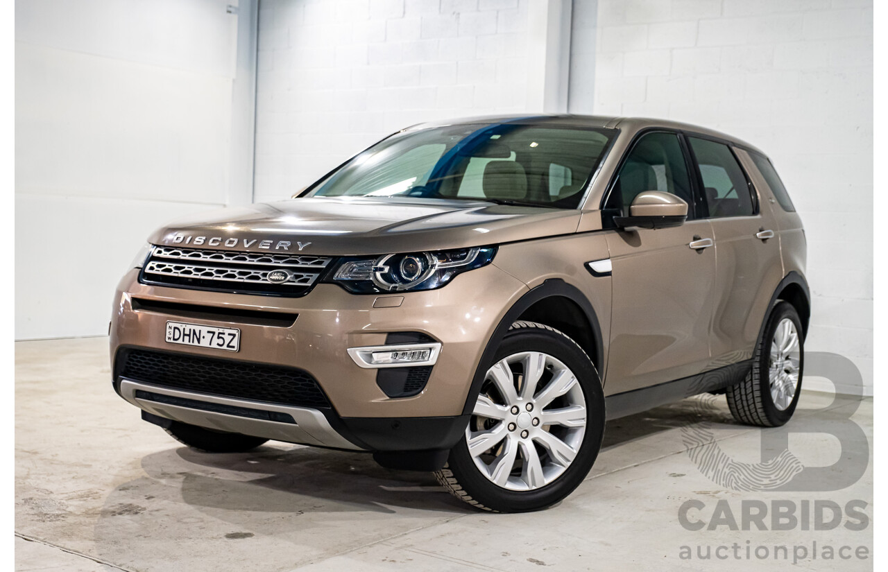 7/2016 Land Rover Discovery Sport TD4 HSE Luxury LC MY16 4d Wagon Kaikoura Stone Metallic Turbo Diesel 2.2L