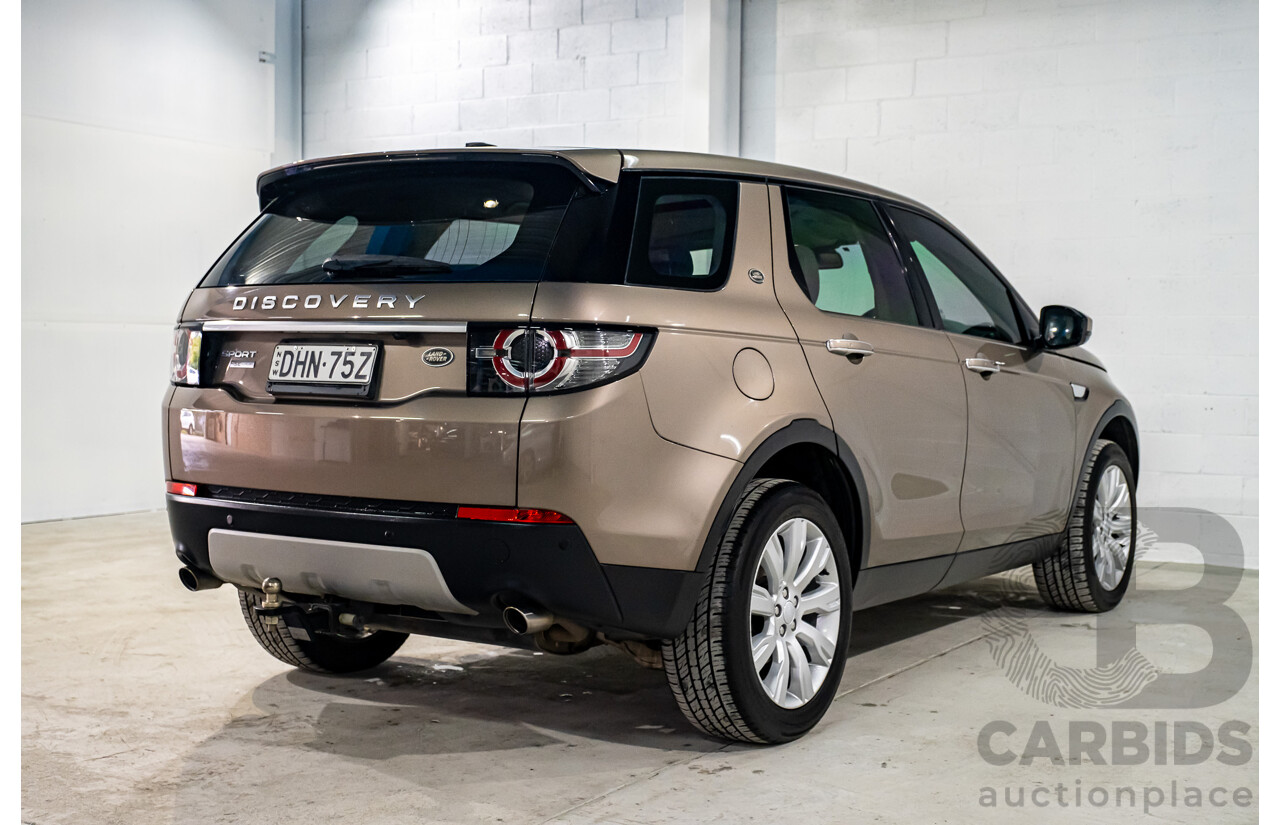 7/2016 Land Rover Discovery Sport TD4 HSE Luxury LC MY16 4d Wagon Kaikoura Stone Metallic Turbo Diesel 2.2L