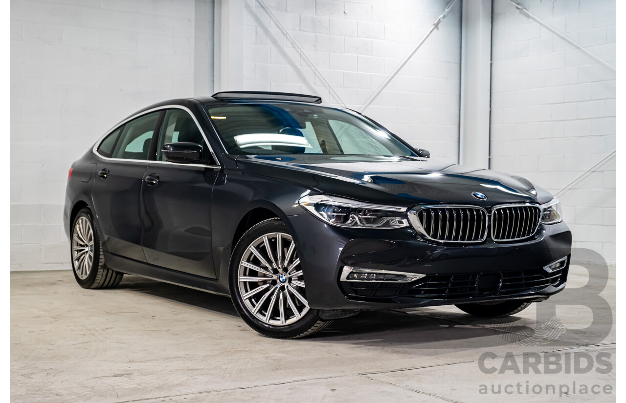 03/2020 BMW 620d Gran Turismo Luxury Line G32 MY20 4d Hatchback Sophisto Grey Metallic Turbo Diesel 2.0L