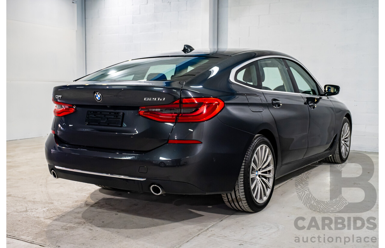 03/2020 BMW 620d Gran Turismo Luxury Line G32 MY20 4d Hatchback Sophisto Grey Metallic Turbo Diesel 2.0L