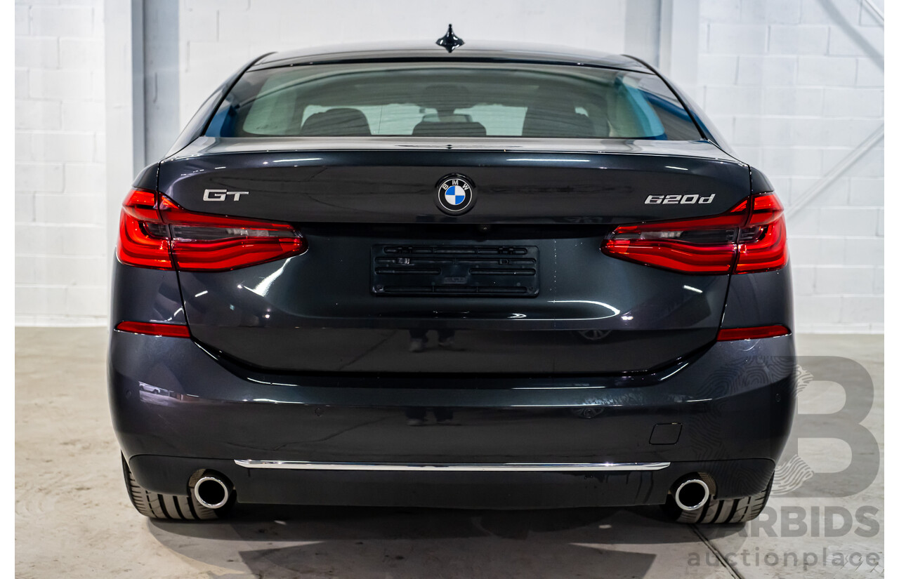 03/2020 BMW 620d Gran Turismo Luxury Line G32 MY20 4d Hatchback Sophisto Grey Metallic Turbo Diesel 2.0L