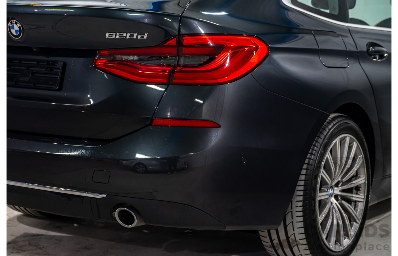 03/2020 BMW 620d Gran Turismo Luxury Line G32 MY20 4d Hatchback Sophisto Grey Metallic Turbo Diesel 2.0L