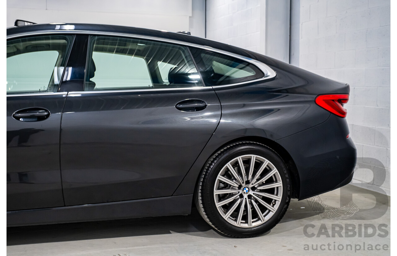 03/2020 BMW 620d Gran Turismo Luxury Line G32 MY20 4d Hatchback Sophisto Grey Metallic Turbo Diesel 2.0L
