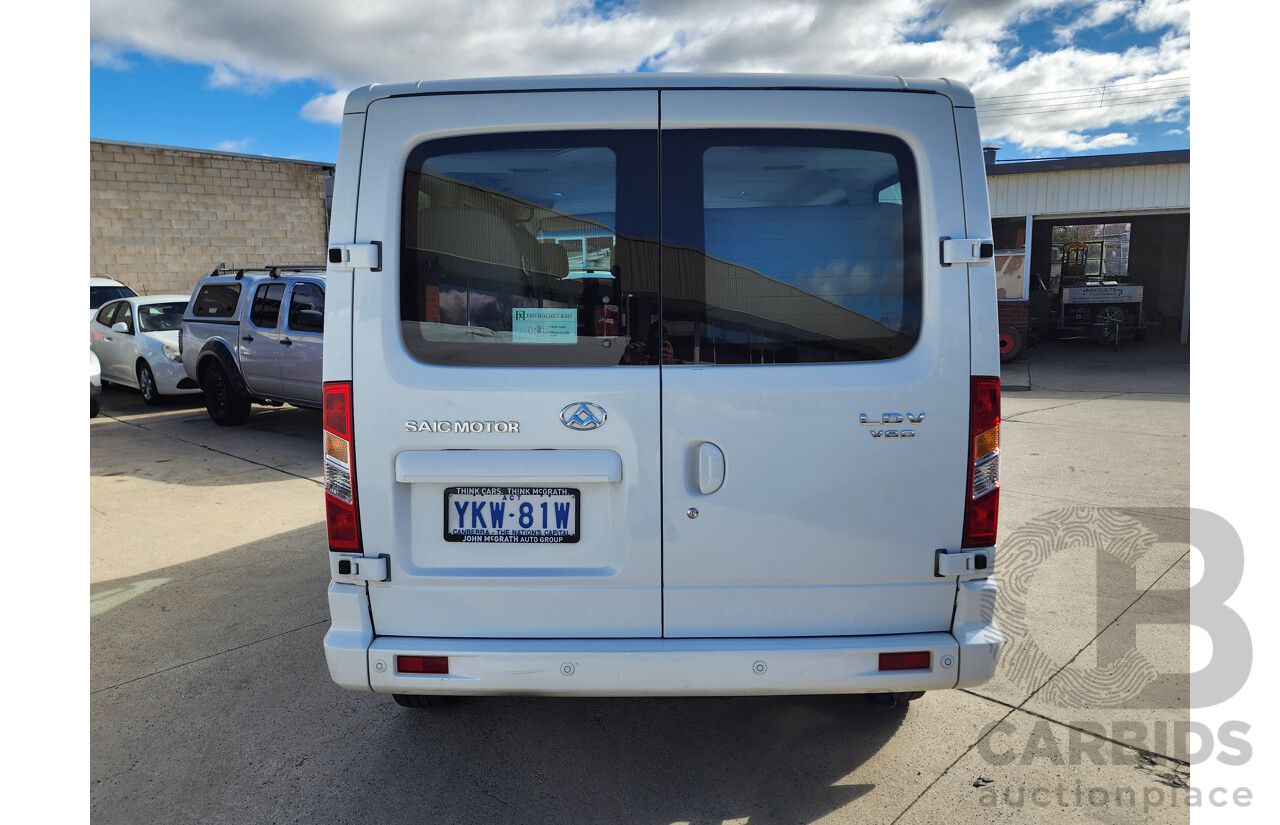 03/2015 Ldv V80 11 SEAT SWB FWD K1 Bus White 2.5L