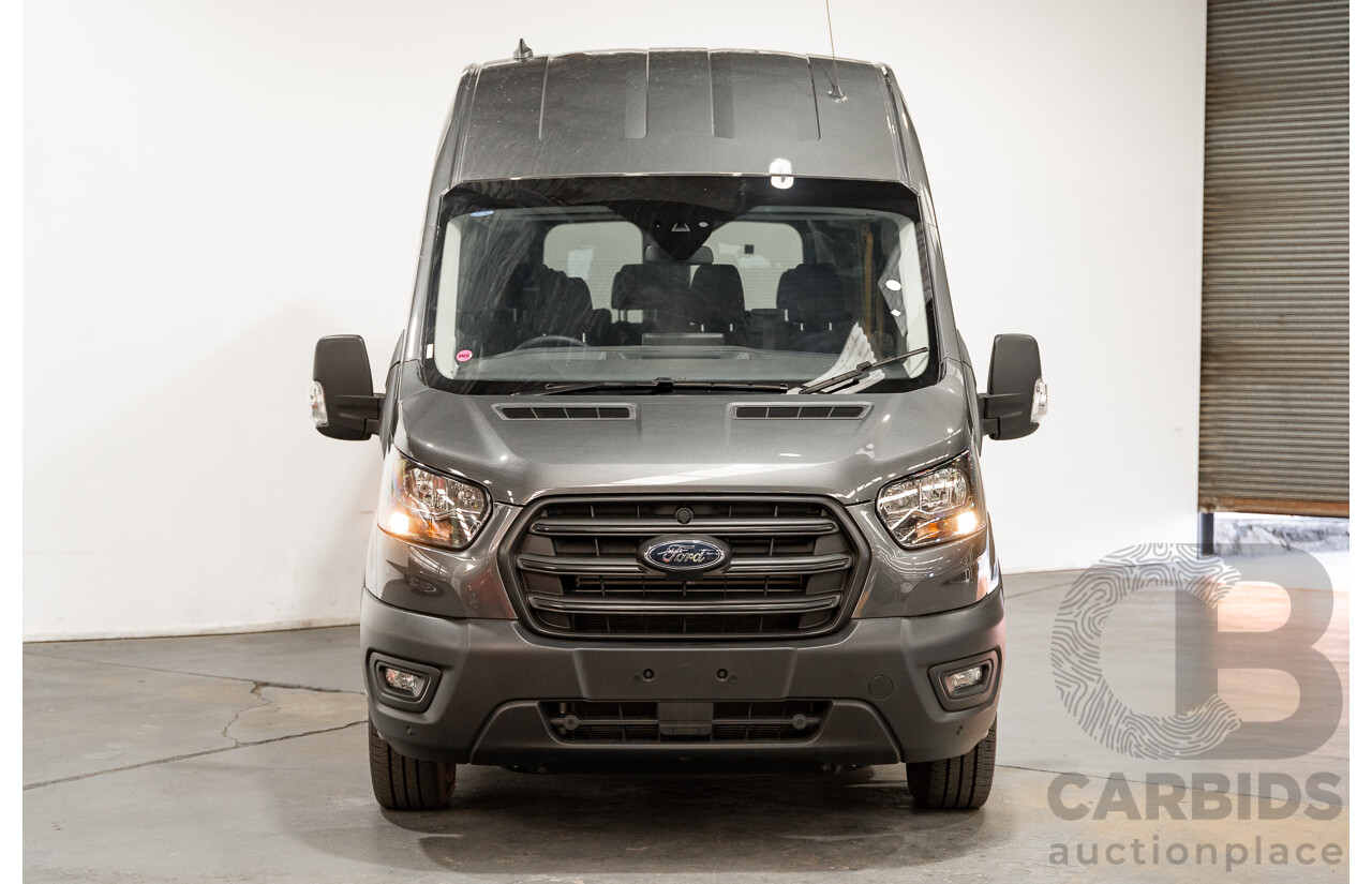 02/2024 Ford Transit Bus 410L VO MY24 12 Seater 4d Bus Magnetic Metallic Grey Turbo Diesel 2.0L - Brand New