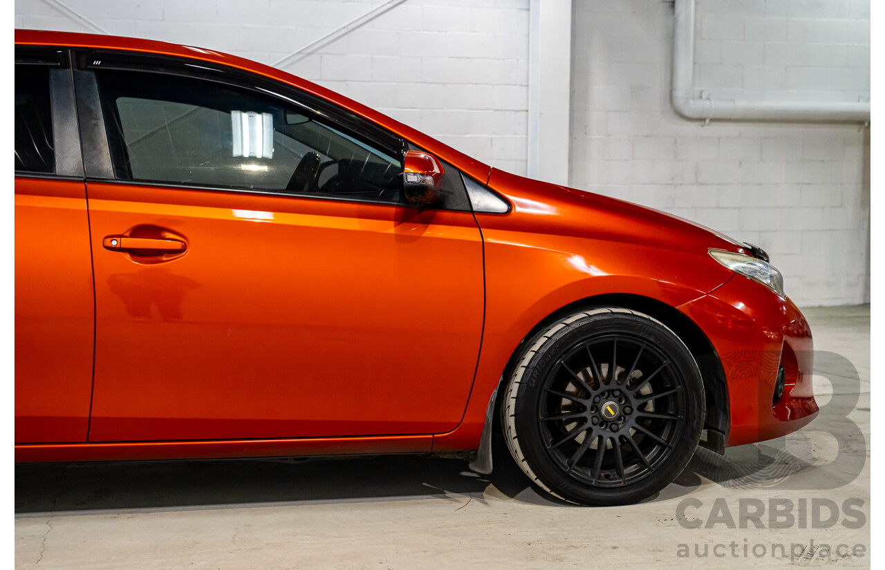 3/2015 Toyota Corolla Levin SX ZRE182R MY15 4d Hatchback Inferno Metallic Orange 1.8L