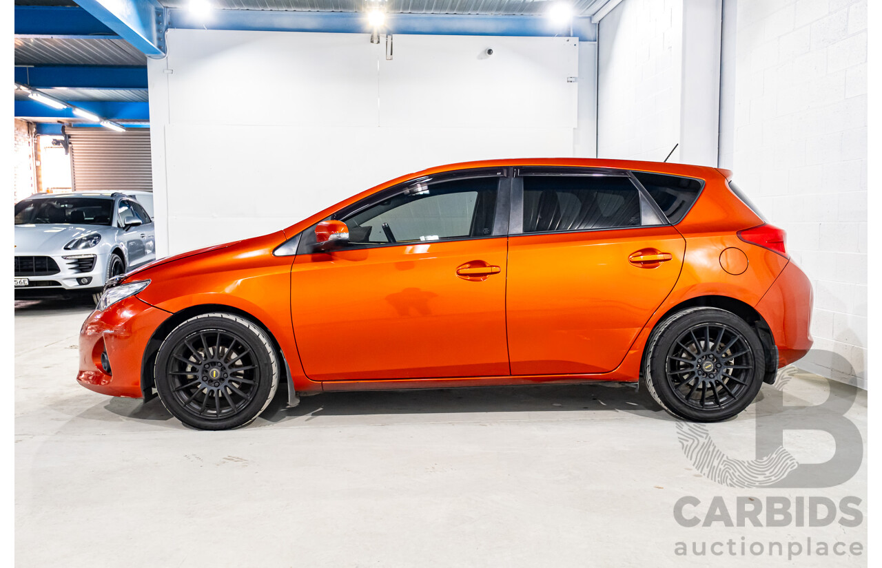 3/2015 Toyota Corolla Levin SX ZRE182R MY15 4d Hatchback Inferno Metallic Orange 1.8L