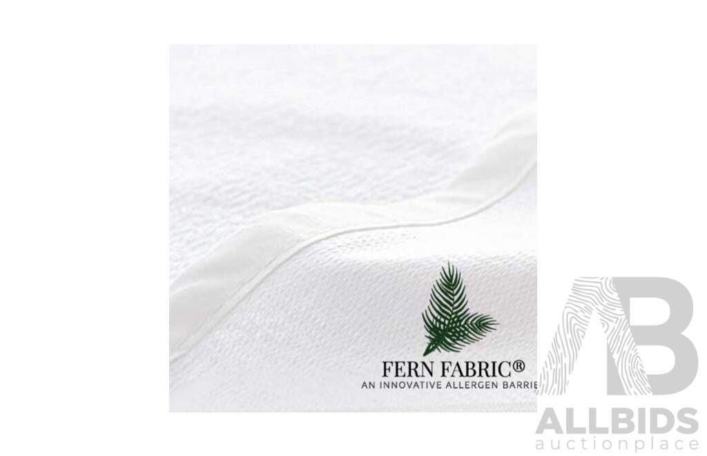 FERN FABRIC King Size Mattress Protector - ORP $209.00