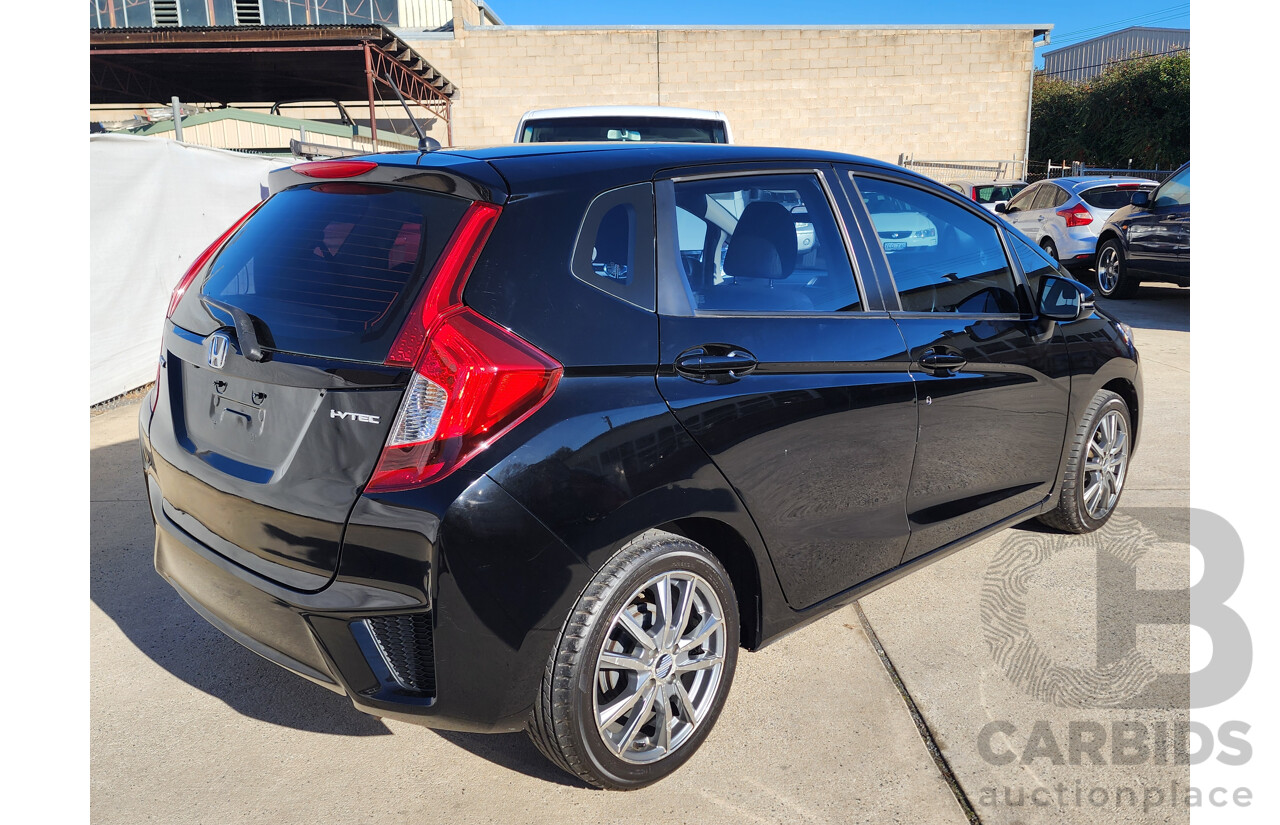 06/2015 Honda Jazz VTi FWD GK MY15 5D Hatchback Black 1.5L