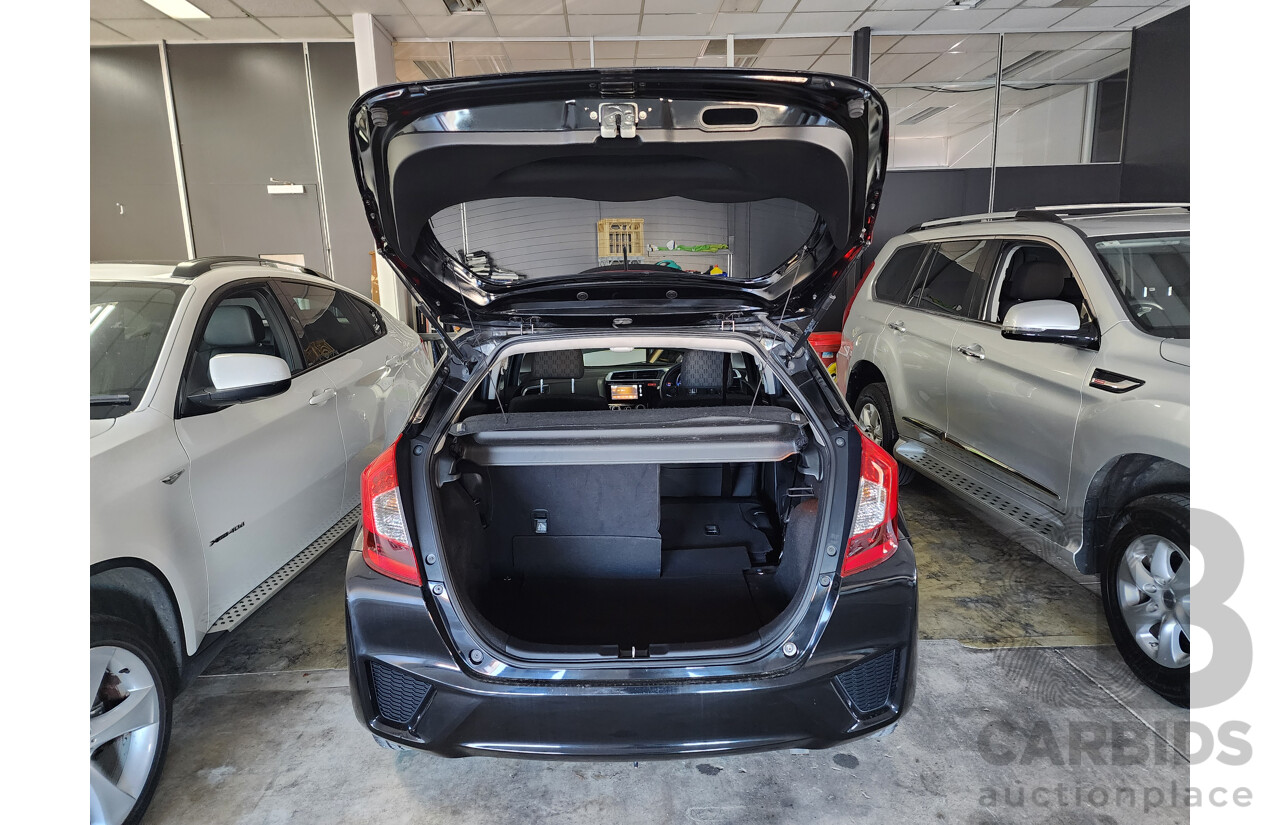 06/2015 Honda Jazz VTi FWD GK MY15 5D Hatchback Black 1.5L