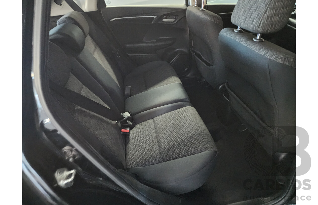 06/2015 Honda Jazz VTi FWD GK MY15 5D Hatchback Black 1.5L