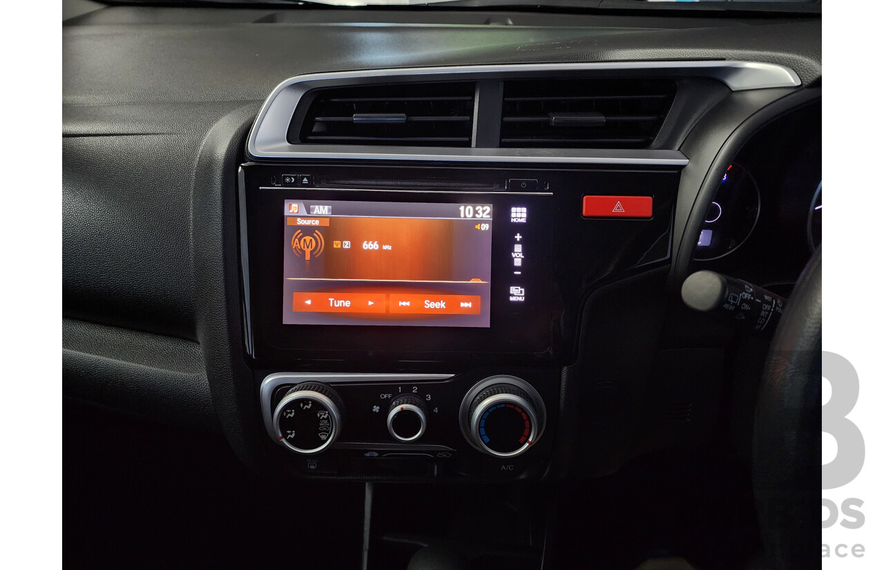 06/2015 Honda Jazz VTi FWD GK MY15 5D Hatchback Black 1.5L