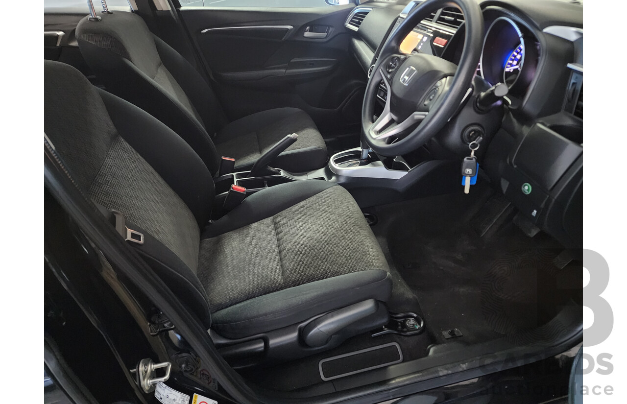 06/2015 Honda Jazz VTi FWD GK MY15 5D Hatchback Black 1.5L