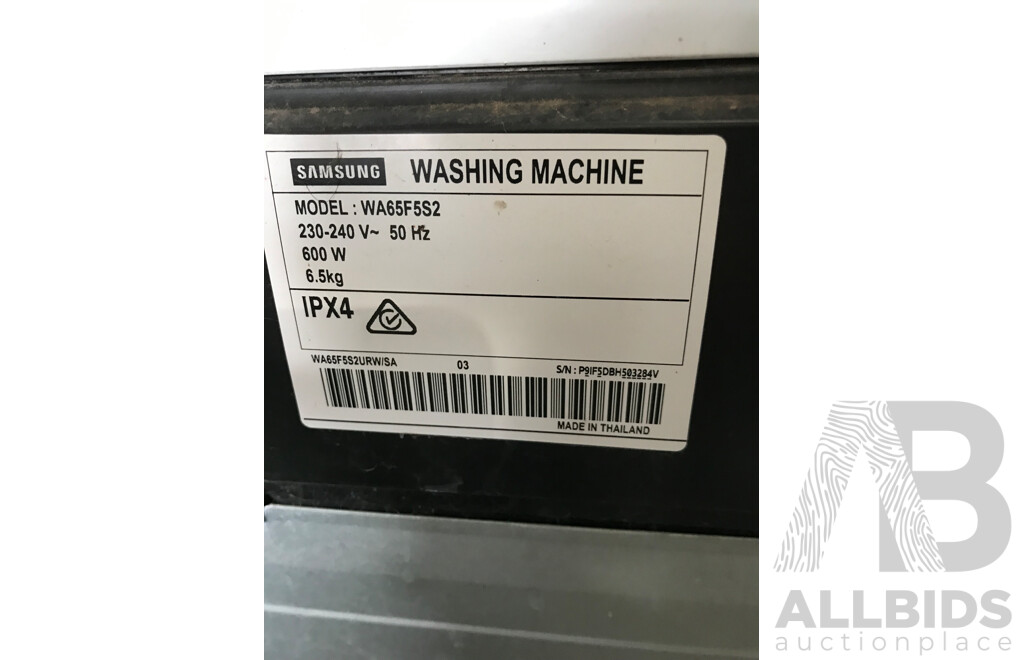 Samsung (WA65F5S2) 6.5kg Top Loader Washing Machine