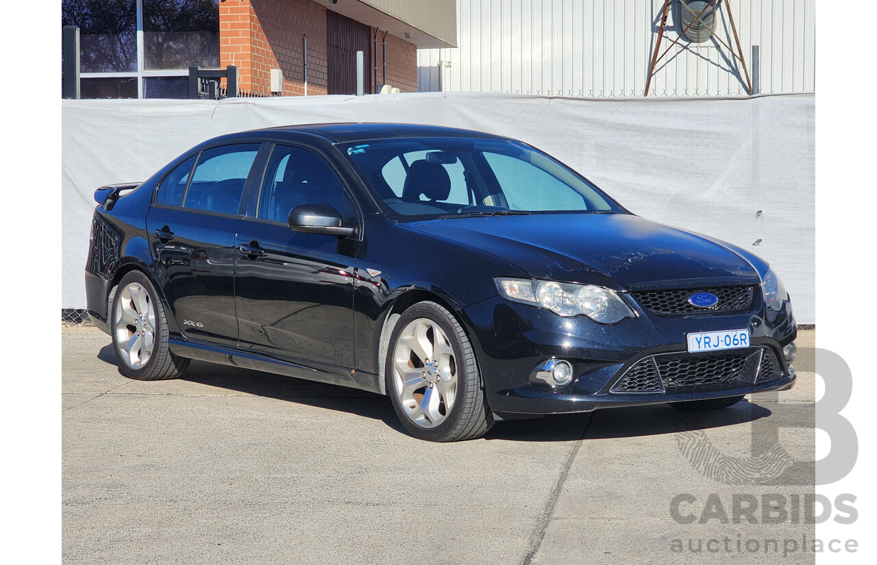 11/2011 Ford Falcon XR6 RWD FG UPGRADE 4D Sedan Black 4.0L