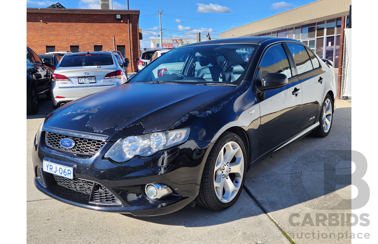 11/2011 Ford Falcon XR6 RWD FG UPGRADE 4D Sedan Black 4.0L