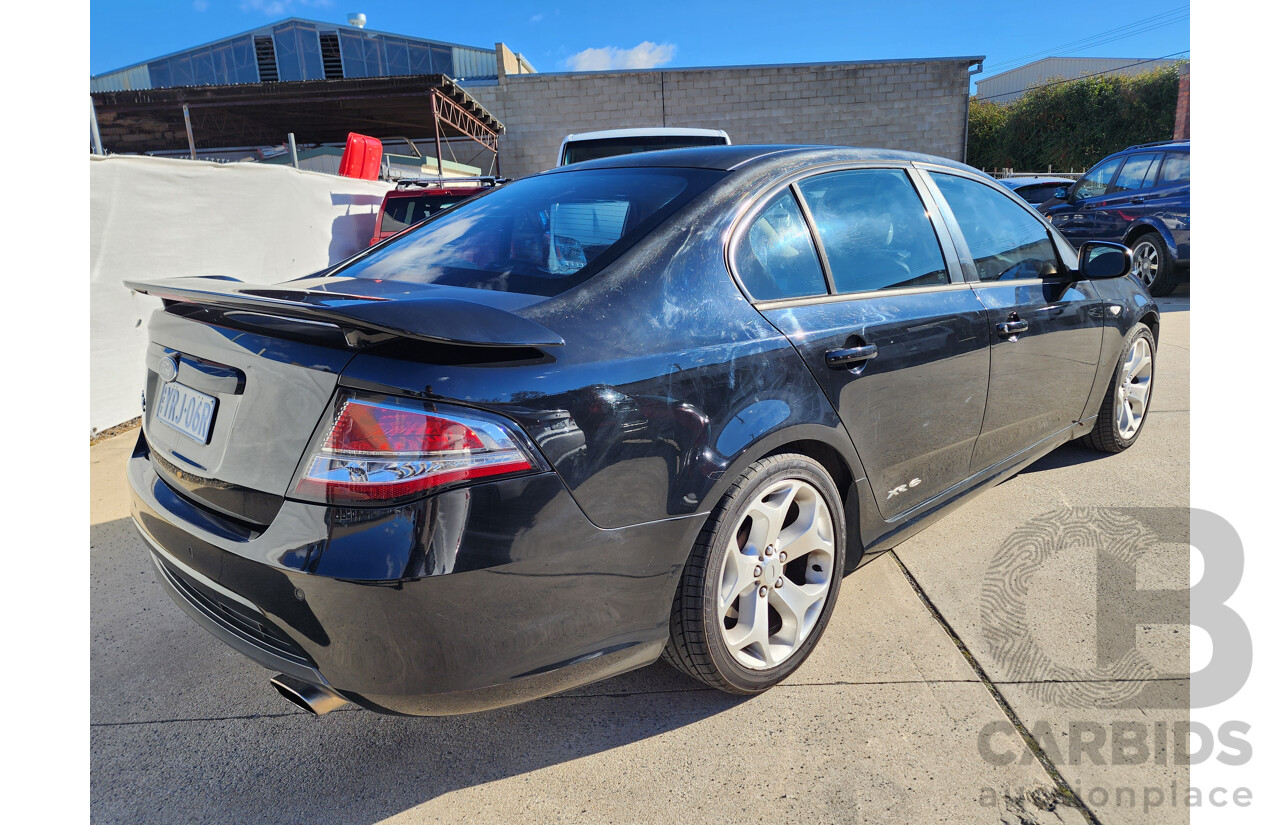 11/2011 Ford Falcon XR6 RWD FG UPGRADE 4D Sedan Black 4.0L