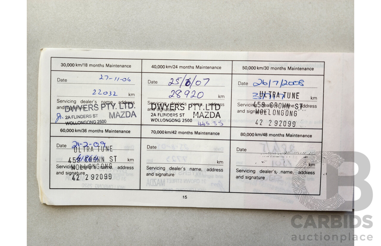 01/2005 Mazda Mazda3 MAXX SPORT FWD BK 4D Sedan Silver 2.0L
