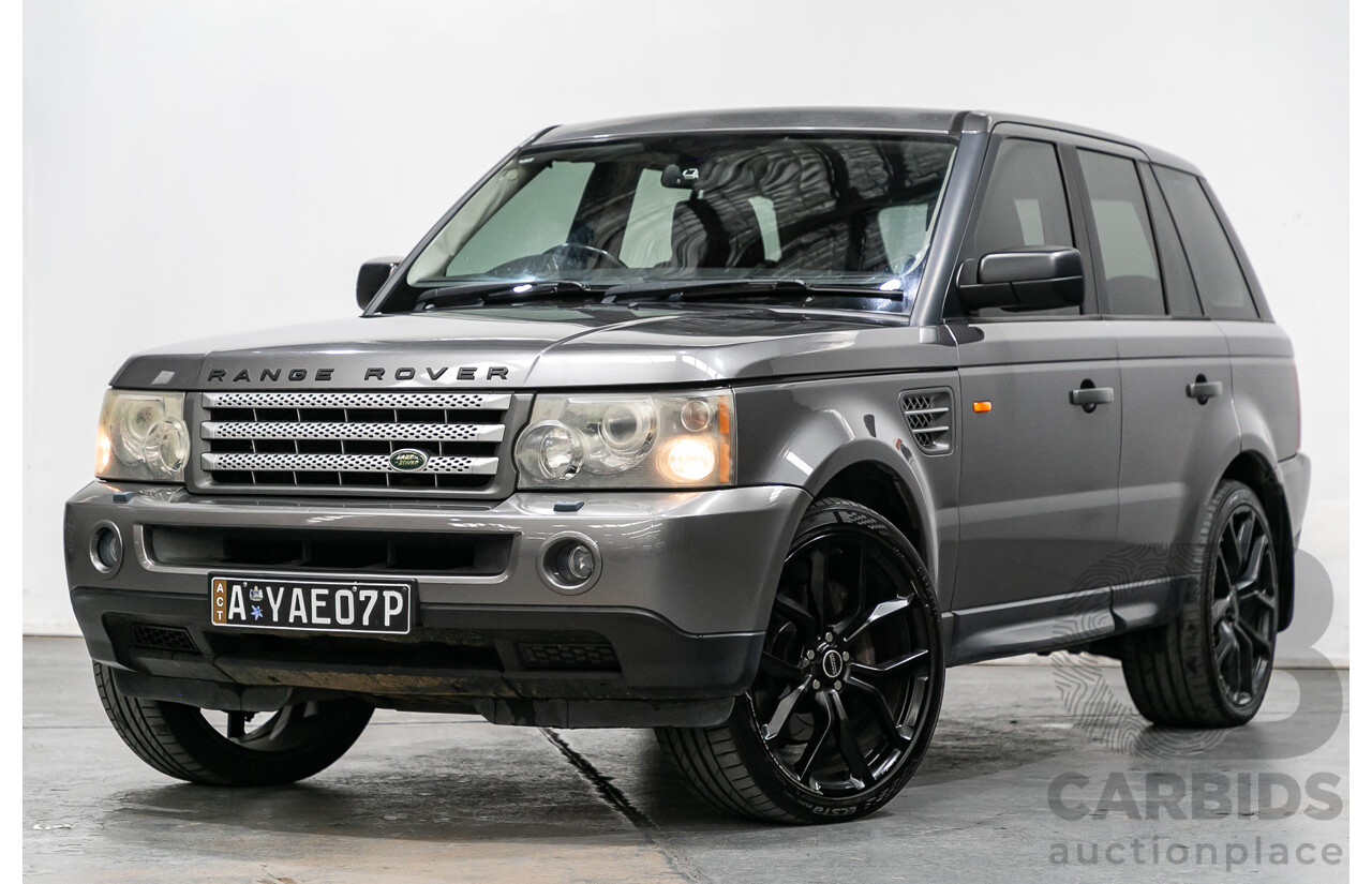 8/2007 Land Rover Range Rover Sport 3.6 TDV8 (4x4) MY07 4d Wagon Stornoway Grey Metallic Turbo Diesel V8 3.6L