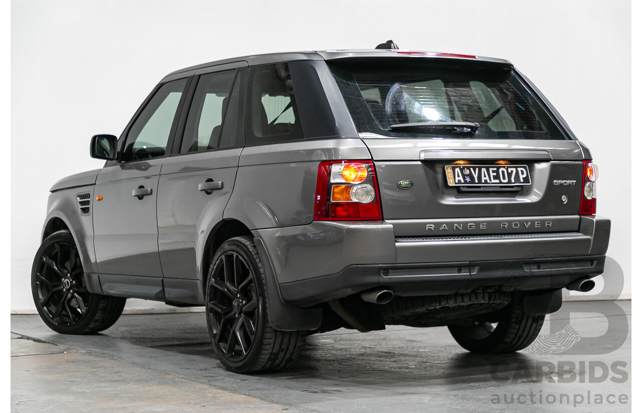 8/2007 Land Rover Range Rover Sport 3.6 TDV8 (4x4) MY07 4d Wagon Stornoway Grey Metallic Turbo Diesel V8 3.6L