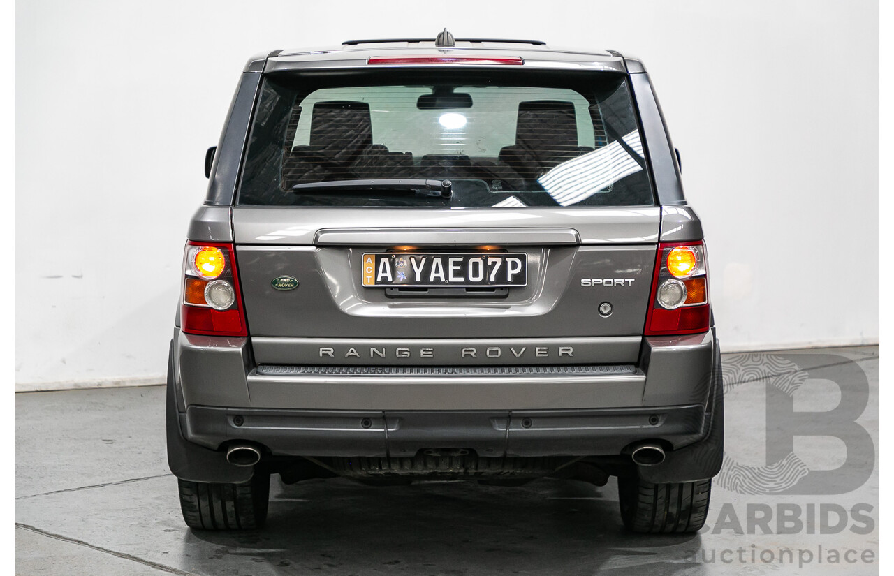 8/2007 Land Rover Range Rover Sport 3.6 TDV8 (4x4) MY07 4d Wagon Stornoway Grey Metallic Turbo Diesel V8 3.6L