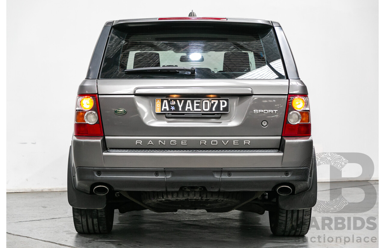 8/2007 Land Rover Range Rover Sport 3.6 TDV8 (4x4) MY07 4d Wagon Stornoway Grey Metallic Turbo Diesel V8 3.6L