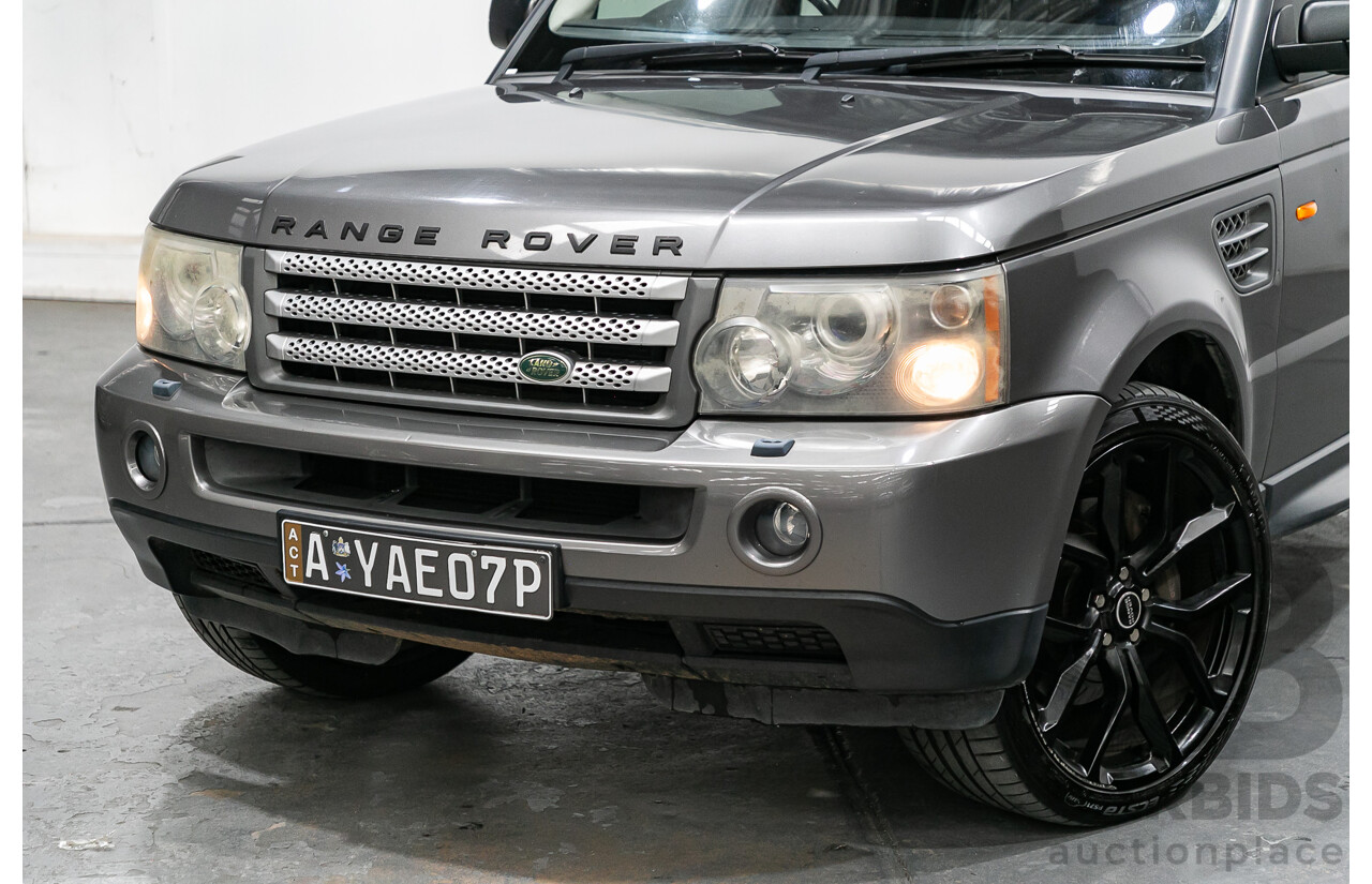 8/2007 Land Rover Range Rover Sport 3.6 TDV8 (4x4) MY07 4d Wagon Stornoway Grey Metallic Turbo Diesel V8 3.6L