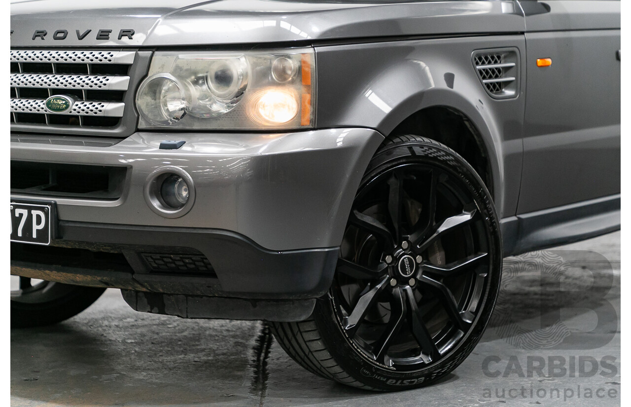 8/2007 Land Rover Range Rover Sport 3.6 TDV8 (4x4) MY07 4d Wagon Stornoway Grey Metallic Turbo Diesel V8 3.6L