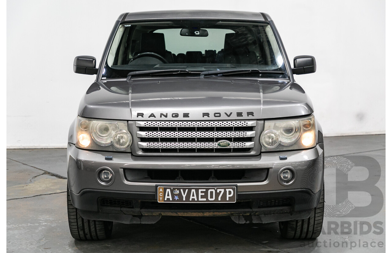 8/2007 Land Rover Range Rover Sport 3.6 TDV8 (4x4) MY07 4d Wagon Stornoway Grey Metallic Turbo Diesel V8 3.6L