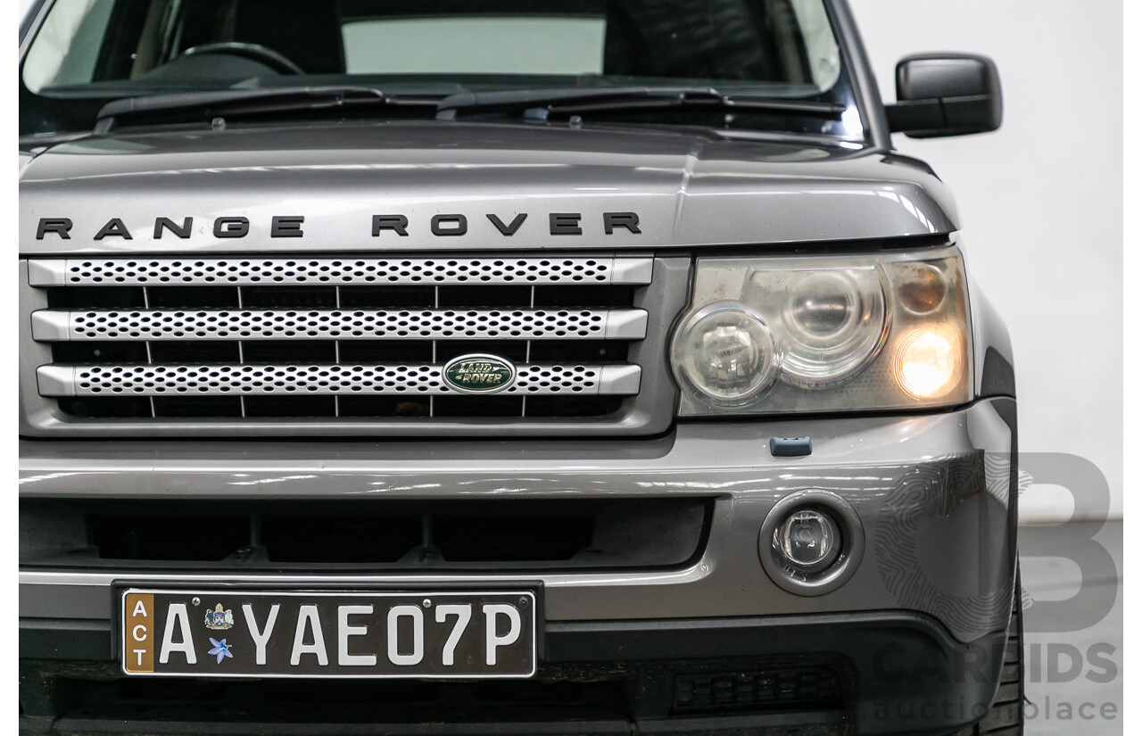 8/2007 Land Rover Range Rover Sport 3.6 TDV8 (4x4) MY07 4d Wagon Stornoway Grey Metallic Turbo Diesel V8 3.6L