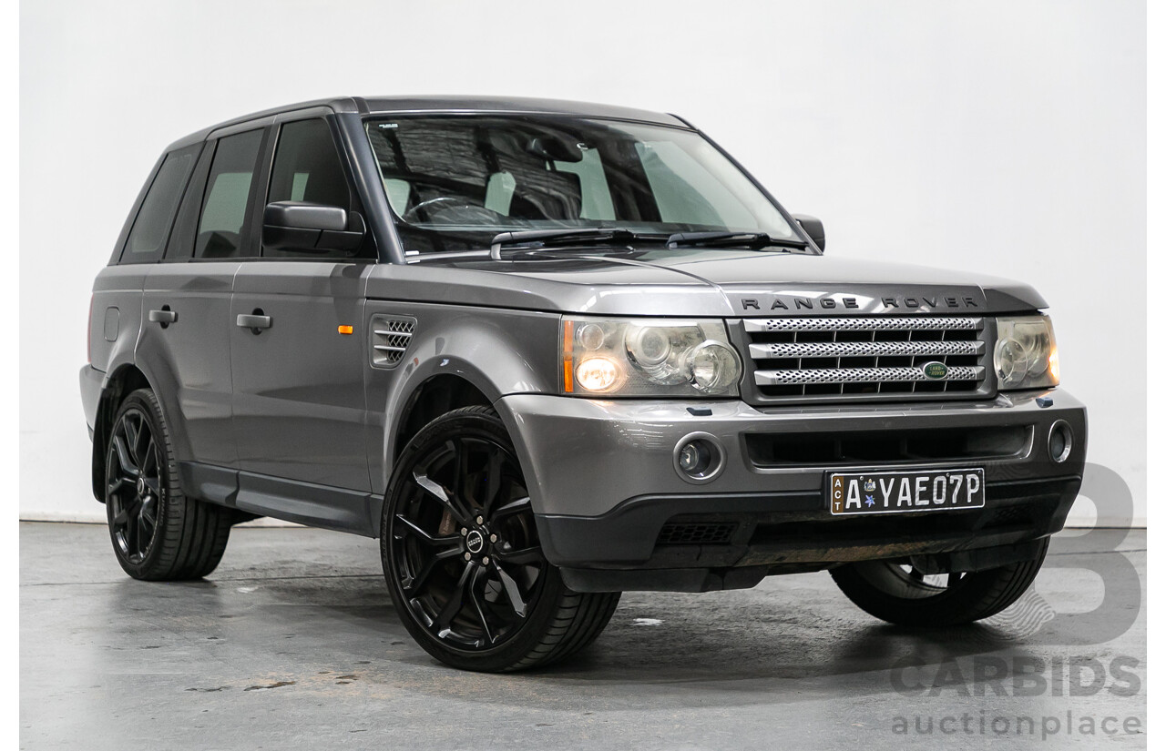 8/2007 Land Rover Range Rover Sport 3.6 TDV8 (4x4) MY07 4d Wagon Stornoway Grey Metallic Turbo Diesel V8 3.6L