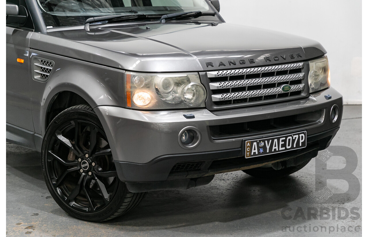 8/2007 Land Rover Range Rover Sport 3.6 TDV8 (4x4) MY07 4d Wagon Stornoway Grey Metallic Turbo Diesel V8 3.6L