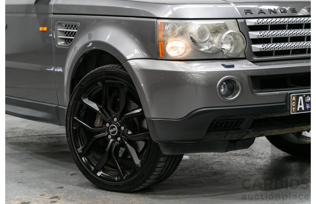 8/2007 Land Rover Range Rover Sport 3.6 TDV8 (4x4) MY07 4d Wagon Stornoway Grey Metallic Turbo Diesel V8 3.6L