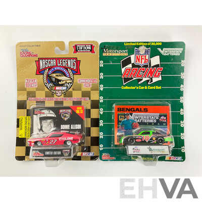 Vintage Matchbox Carry Case, Boxed Matchbox 1990's Cars and Trucks, Limited Edition NASCAR and NFL Cars
