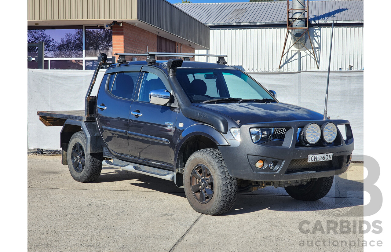 05/2012 Mitsubishi Triton GLX-R (4x4) MN MY12 Double Cab Utility Grey 2.5L
