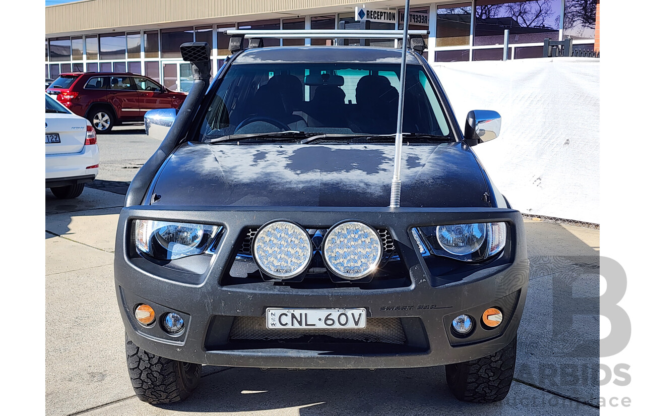 05/2012 Mitsubishi Triton GLX-R (4x4) MN MY12 Double Cab Utility Grey 2.5L