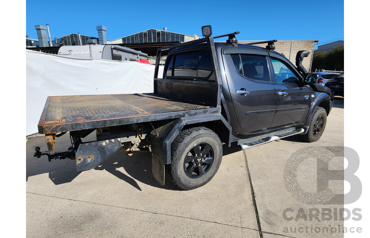 05/2012 Mitsubishi Triton GLX-R (4x4) MN MY12 Double Cab Utility Grey 2.5L