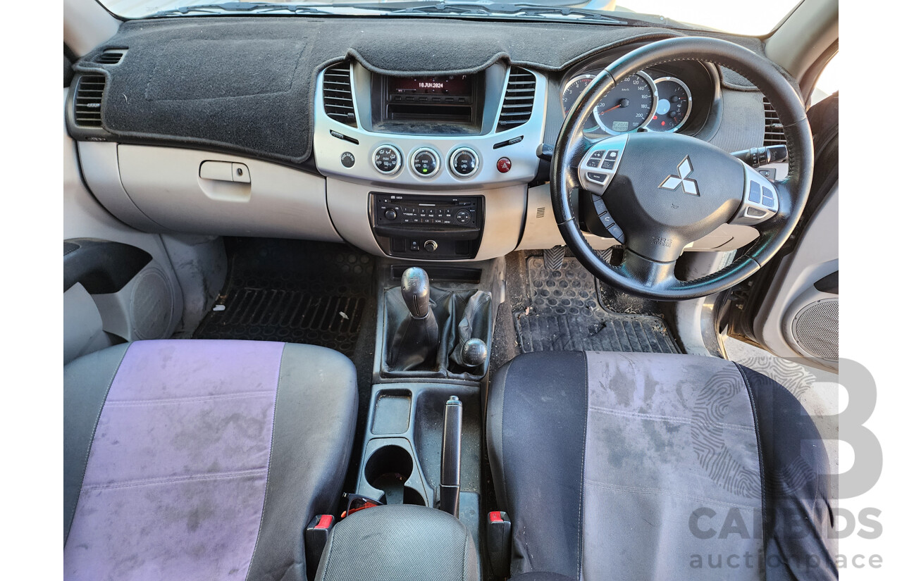 05/2012 Mitsubishi Triton GLX-R (4x4) MN MY12 Double Cab Utility Grey 2.5L