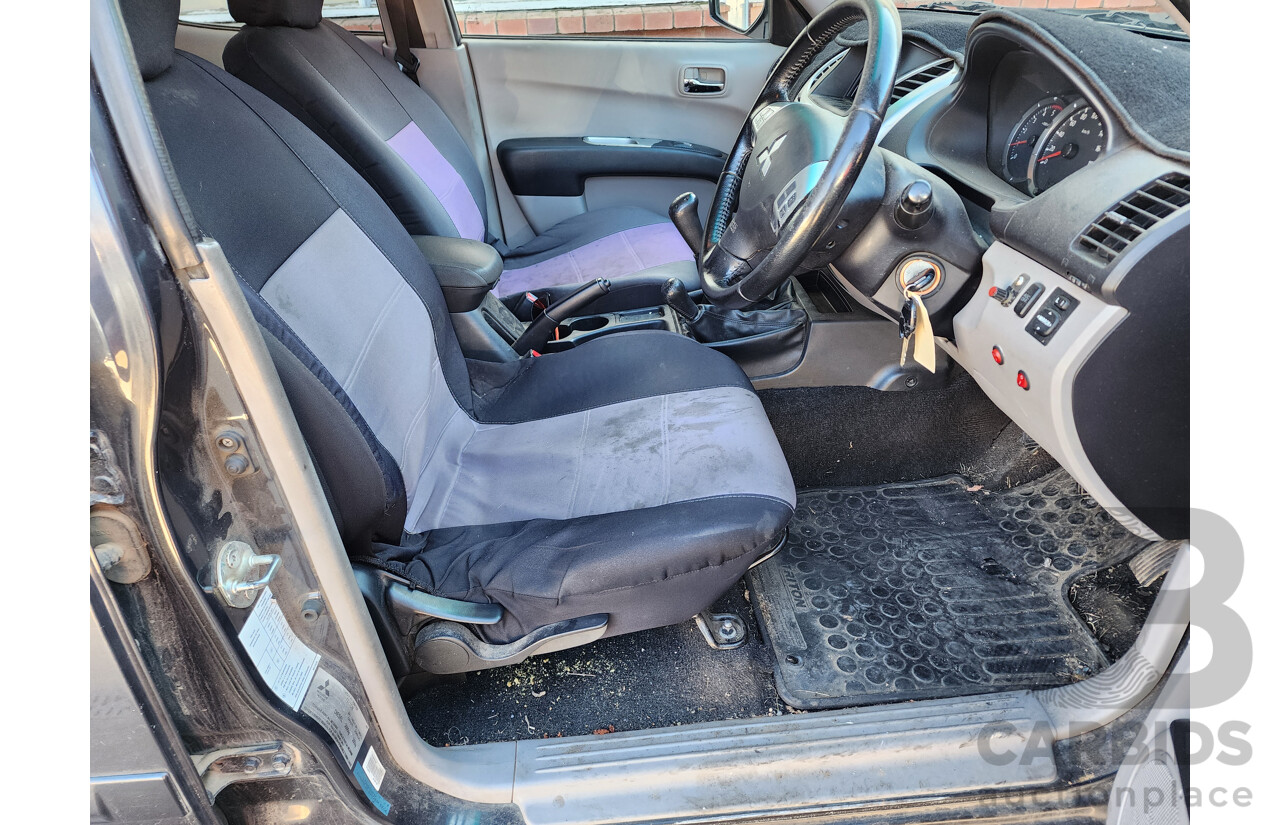 05/2012 Mitsubishi Triton GLX-R (4x4) MN MY12 Double Cab Utility Grey 2.5L